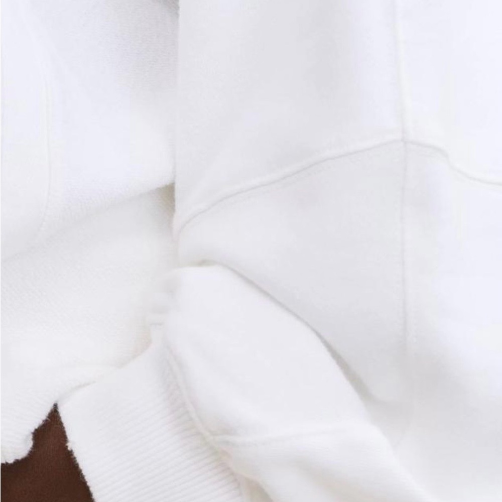 Aerie White Oversized Sweatshirt - Picture 5 of 8